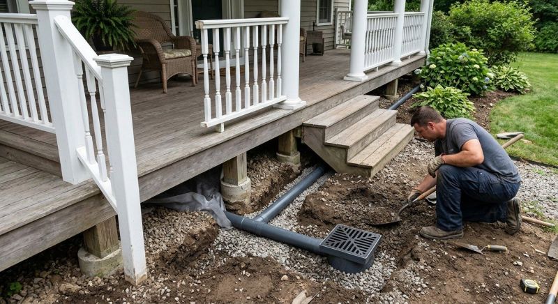 Porch Drain Installation Service