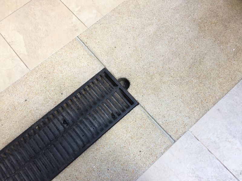 Porch Drain Installation