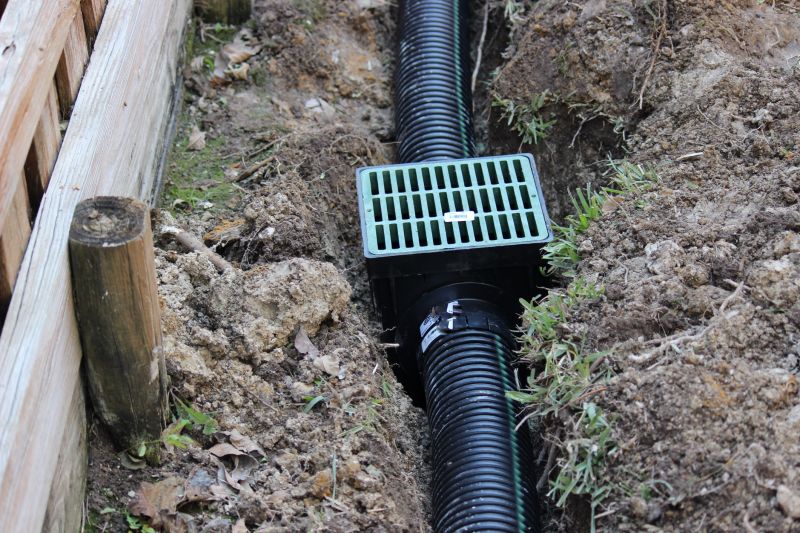 Porch Drain Installation