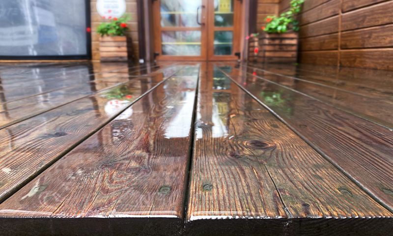 Porch Drain Installation